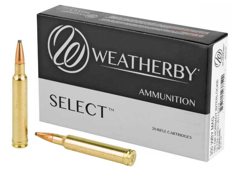 Weatherby Select 300 Wby Mag,  180gr, 20rd
