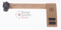 [8901673] Sig Sauer MCX/MPX Pistol Brace, Folding w/Locking Hinge, Coyote