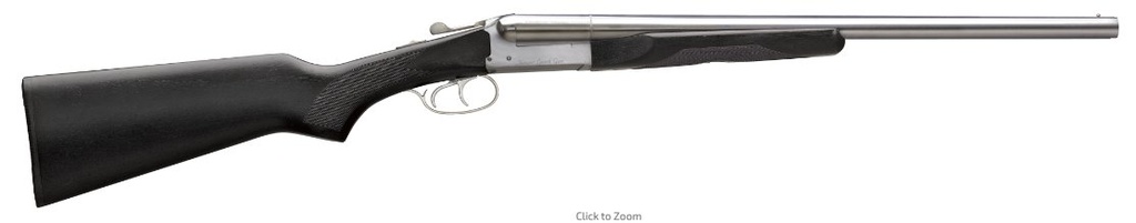 Stoeger Coach Gun Black-Finished Walnut/Polished Nickel, 12 Ga, 20" BBL, 2 Rds