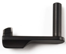 Nighthawk Custom Slide Stop, Drop-In, .38 Super, Blued Carbo