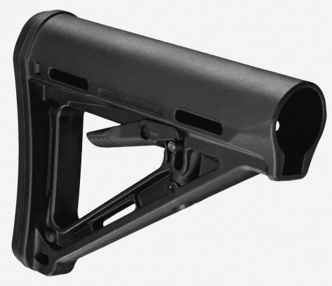 Magpul Industries, MOE Carbine Stock, Fits AR-15, Mil-Spec, Black Finish